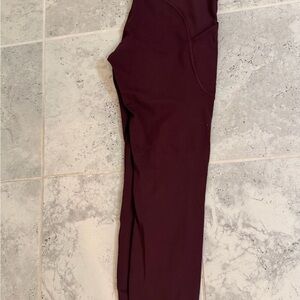 lululemon athletica Burgundy Performance Leggings